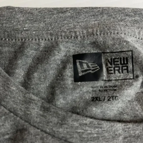 C8 Corvette Long Sleeve New Era T-Shirt Gray Logo Mens Pullover Sz 2XL - Picture 2 of 7